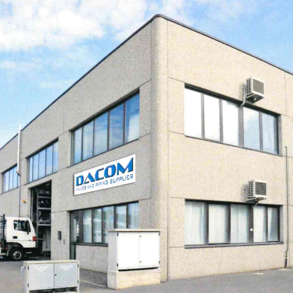 Sede Dacom international Ravenna forniture industriali valvole raccordi flange