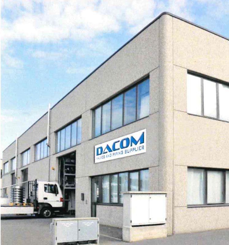 Sede Dacom international Ravenna forniture industriali valvole raccordi flange